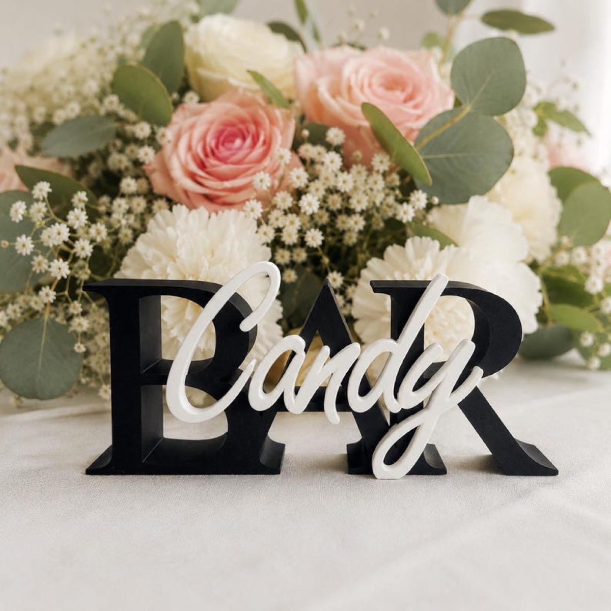 Candy Bar Schild 3D-gedruckt