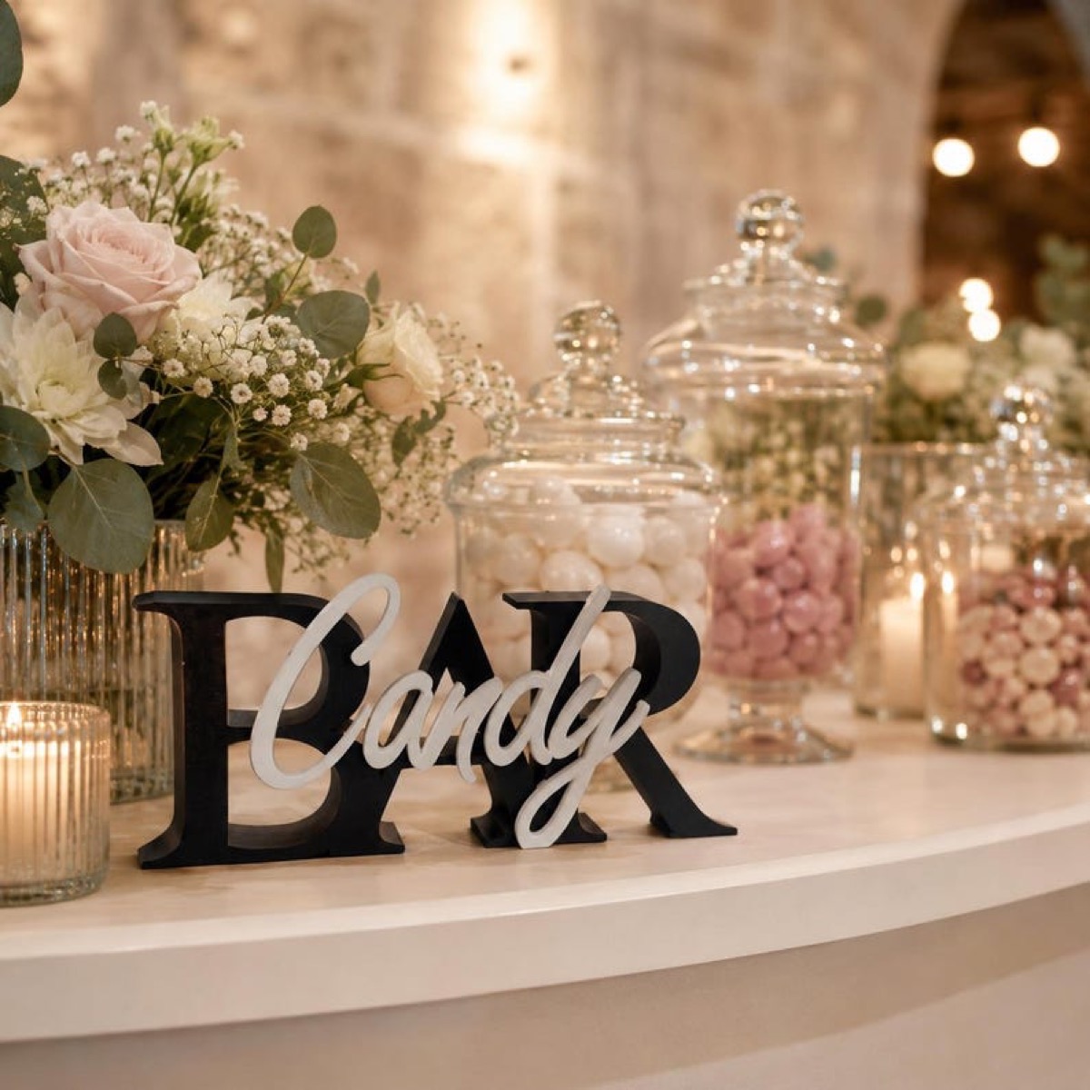Candy Bar Schild 3D-gedruckt