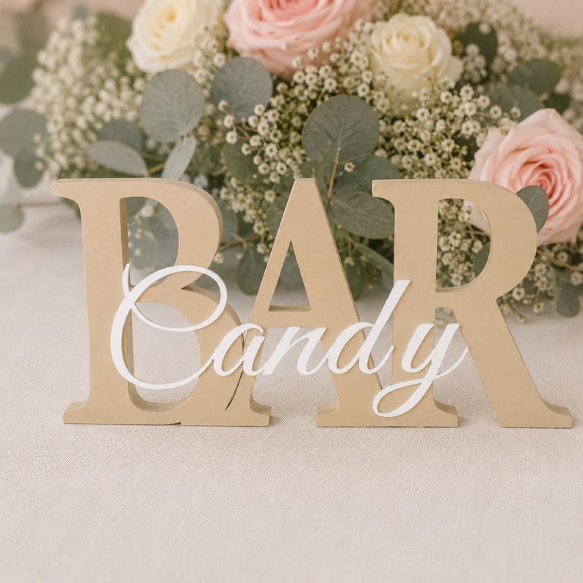 Candy Bar Schild personalisiert