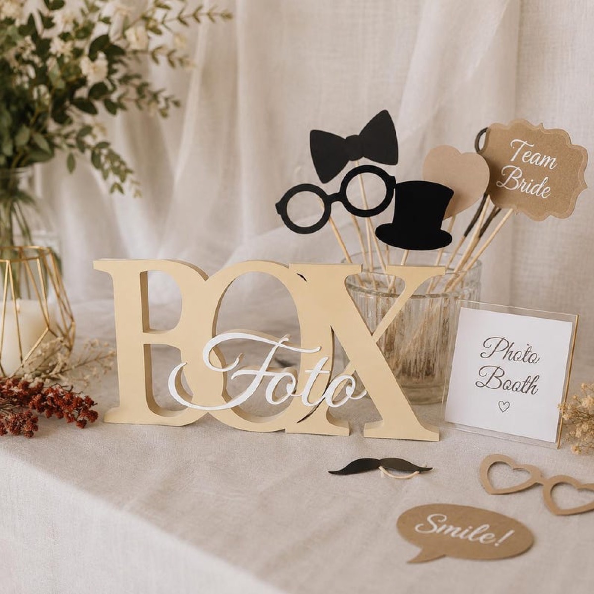 Fotobox Schild 3D