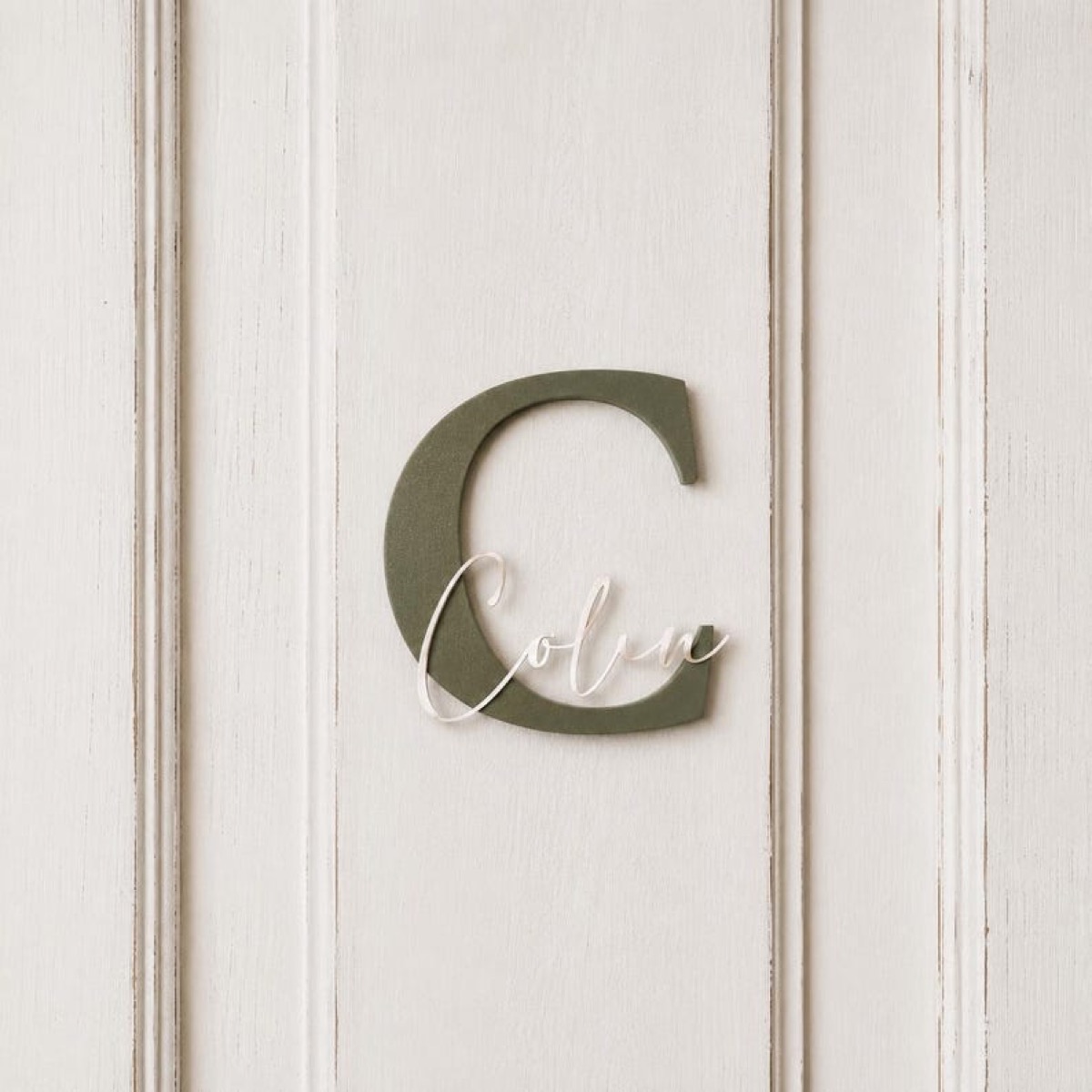 Initial Letter Name Decor